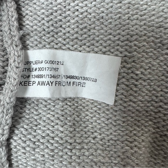 Ralph Lauren Gray & Blue Baby Zip Up Hoodie Size 9M - Picture 8 of 11